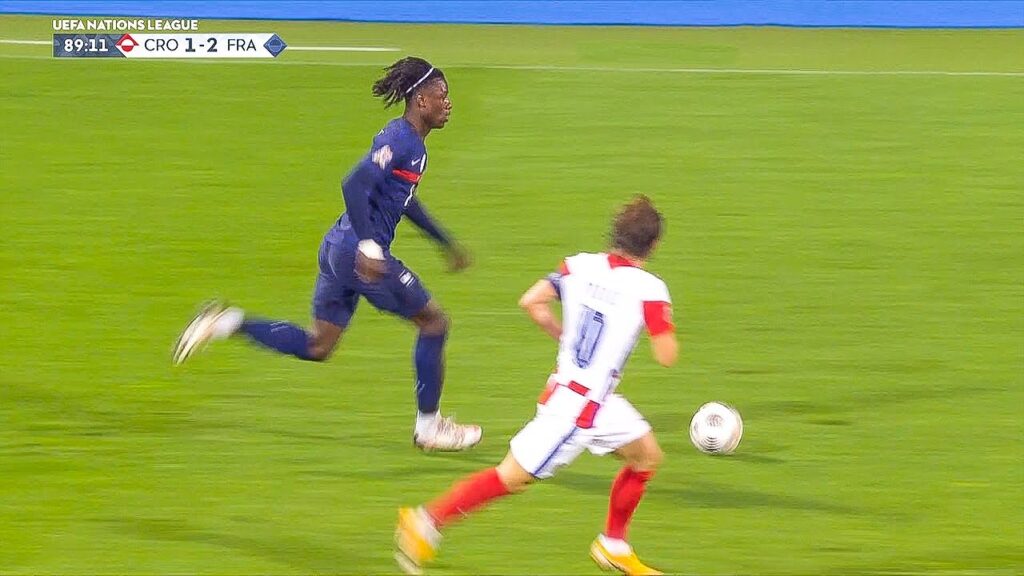 17 Year Old Eduardo Camavinga vs Croatia (Away) HD 1080i (14/10/2020)