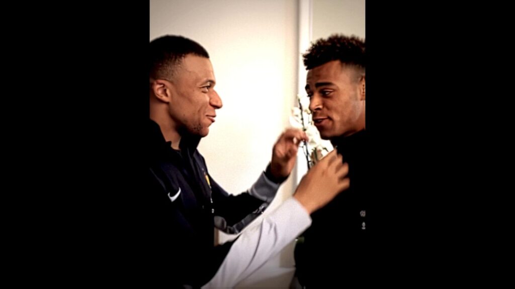 Thuram Wasn't Having it 😭☠️ #thuram #mbappe #france #psg #funny #trending