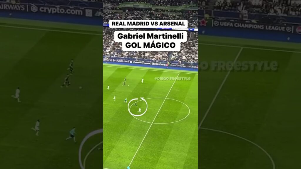 Gabriel Martinelli speed☠️🤯 #gabrielmartinelli #martinelli #arsenal #realmadrid #goals #skills #fyp