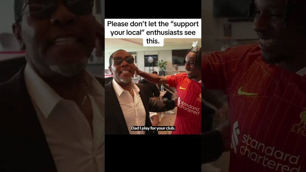 Jeremie Frimpong & his family after signing with Liverpool ♥️ #fy #lfc #shorts #explore #ynwa #fyp