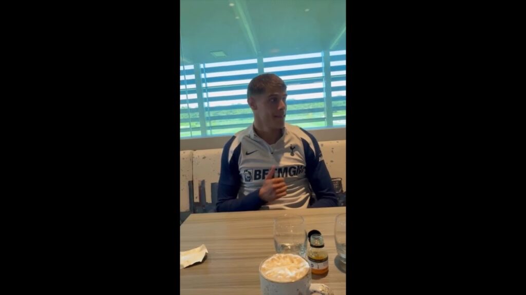 Van de Ven v Kudus courtesy of James Maddison 😂🎥