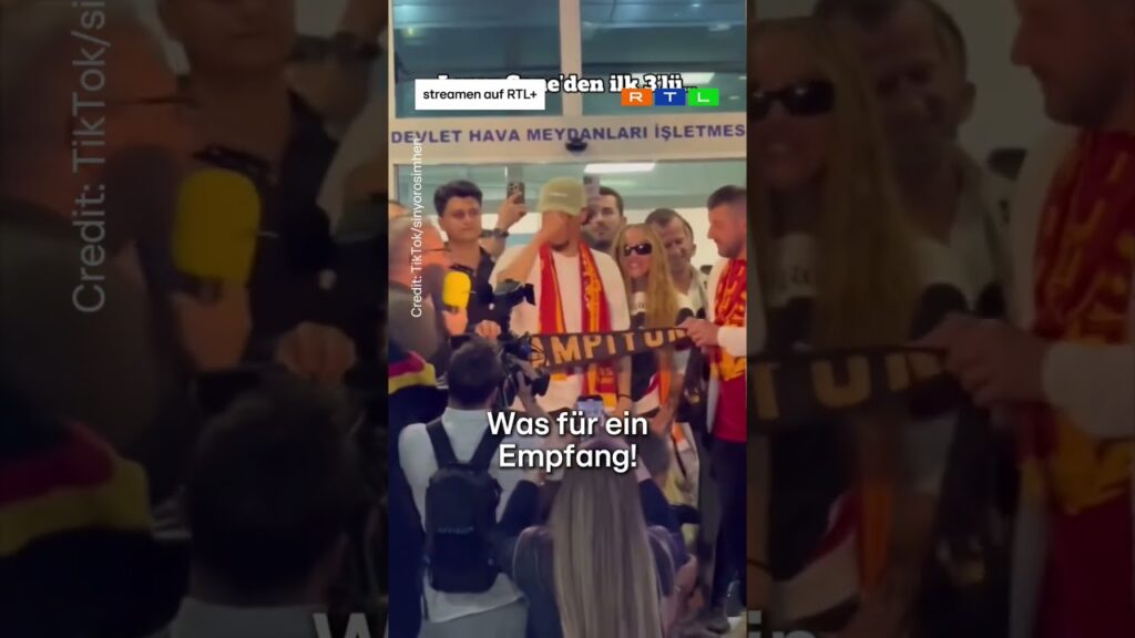 Die Ankunft von Leroy Sané in Istanbul 😲😍