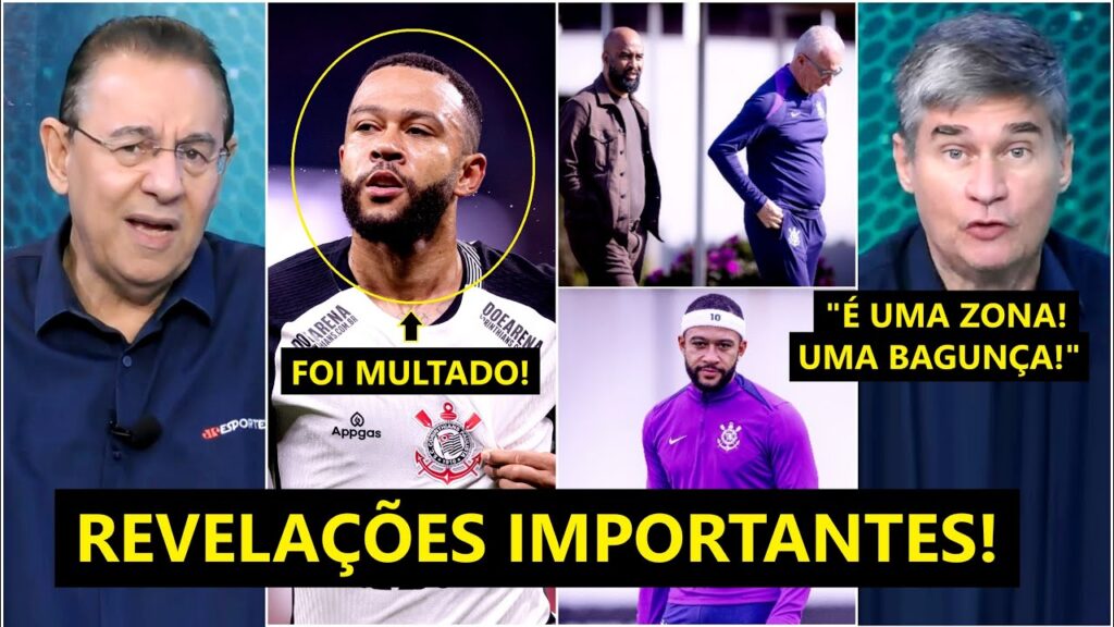 "Pelo que EU FIQUEI SABENDO, o Memphis Depay FALOU ATÉ sobre..." SAIBA BASTIDORES do Corinthians!