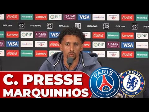 MARQUINHOS | CONFÈRENCE PRESSE complète avant la FINALE PSG vs CHELSEA