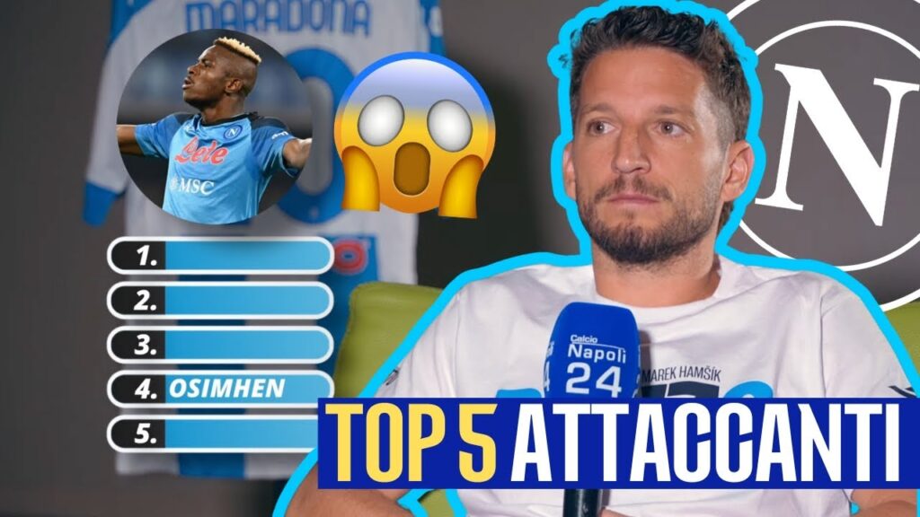 MERTENS e i suoi 5 TOP ATTACCANTI del NAPOLI di De Laurentiis ⚽😱🔵