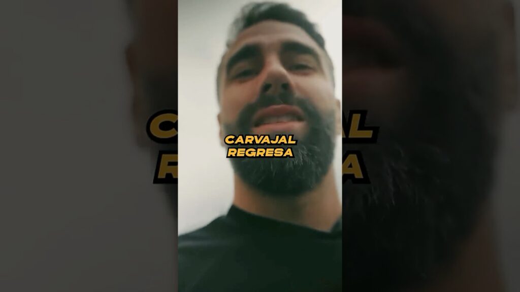 Dani Carvajal regresa #realmadrid
