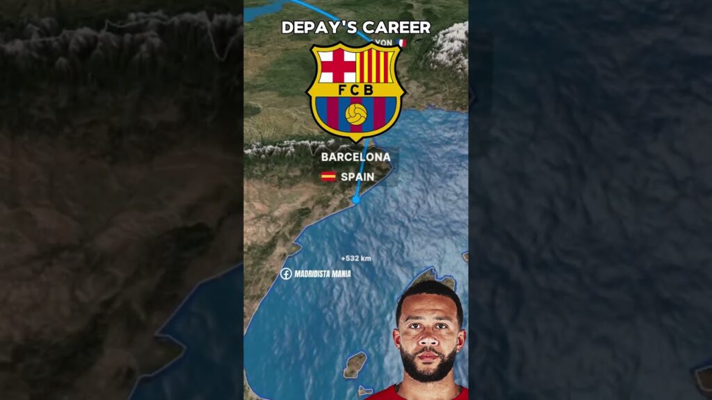 MEMPHIS DEPAY'S CAREER 🇳🇱 🇪🇸 🇧🇷 #madridistamania #barcelona #football