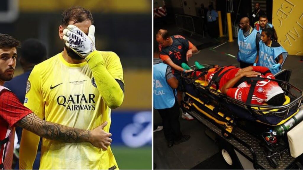 Jamal Musiala suffers horror injury in Club World Cup clash, leaving PSG goalkeeper in tears