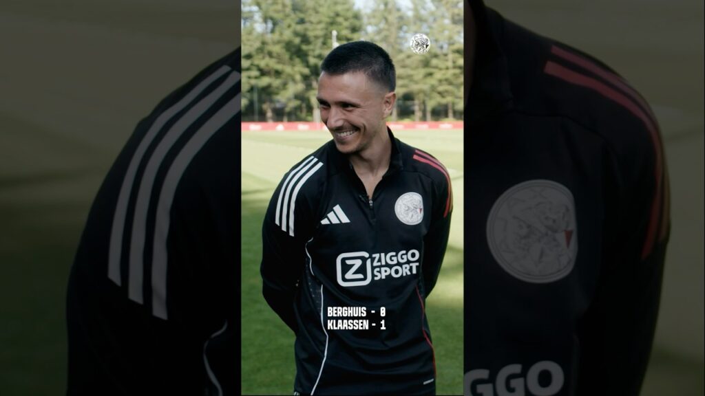 Testing ball knowledge w/ Berghuis & Klaassen! ⚽️👀