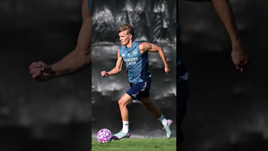 DAVID RAYA SALIBA MARTINELLI RICCARDO CALAFIORI KEPA ZUBIMENDI ODEGAARD TRAINING #arsenal #trending