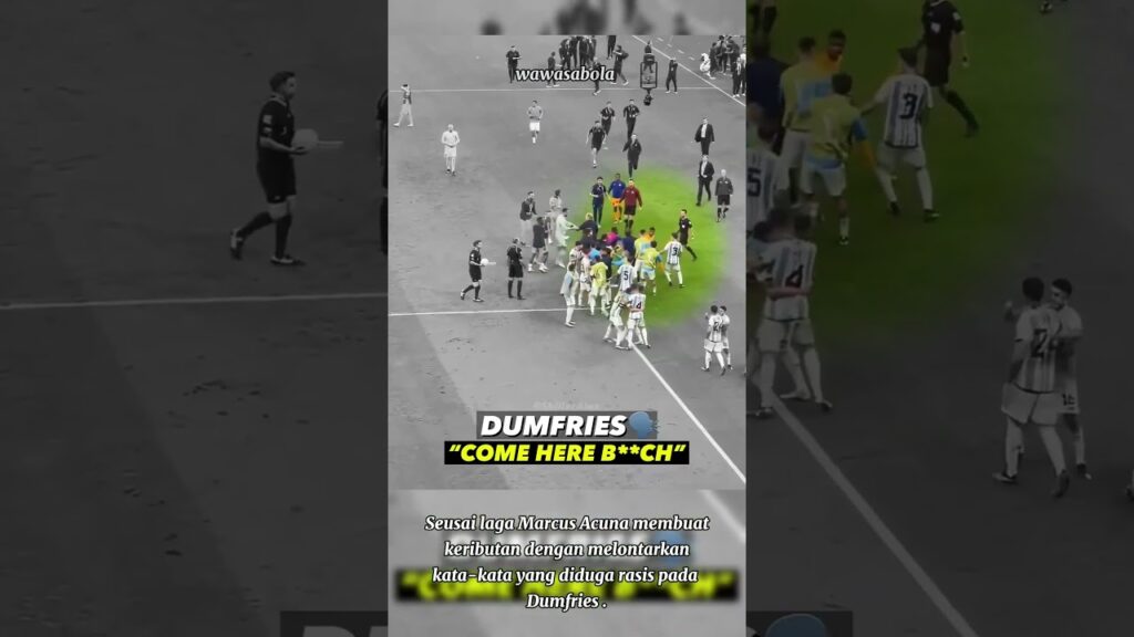 Marcus Acuna Vs Denzel Dumfries di Piala Dunia 2022 ☠️ #shorts #sepakbola #bola