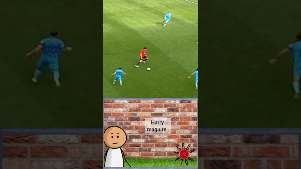 pemain belakang beneran..!! #football #sepakbola #manchesterunited