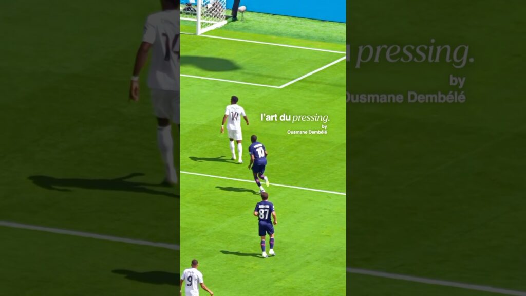 The art of pressing - Ousmane Dembélé