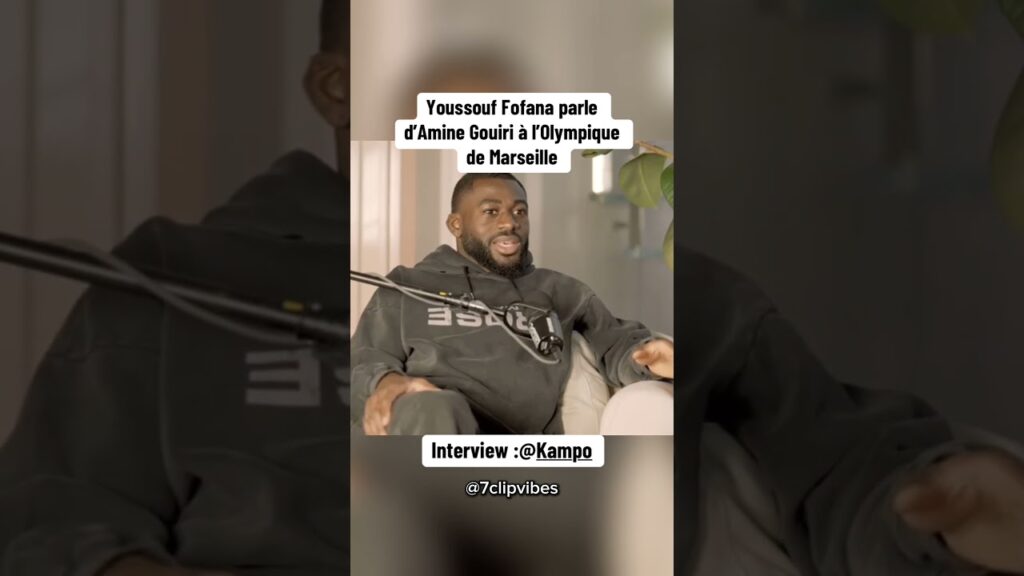 Youssouf Fofana parle d'Amine Gouiri à l'Olympique de Marseille ! 🇩🇿🩵 #TeamOM