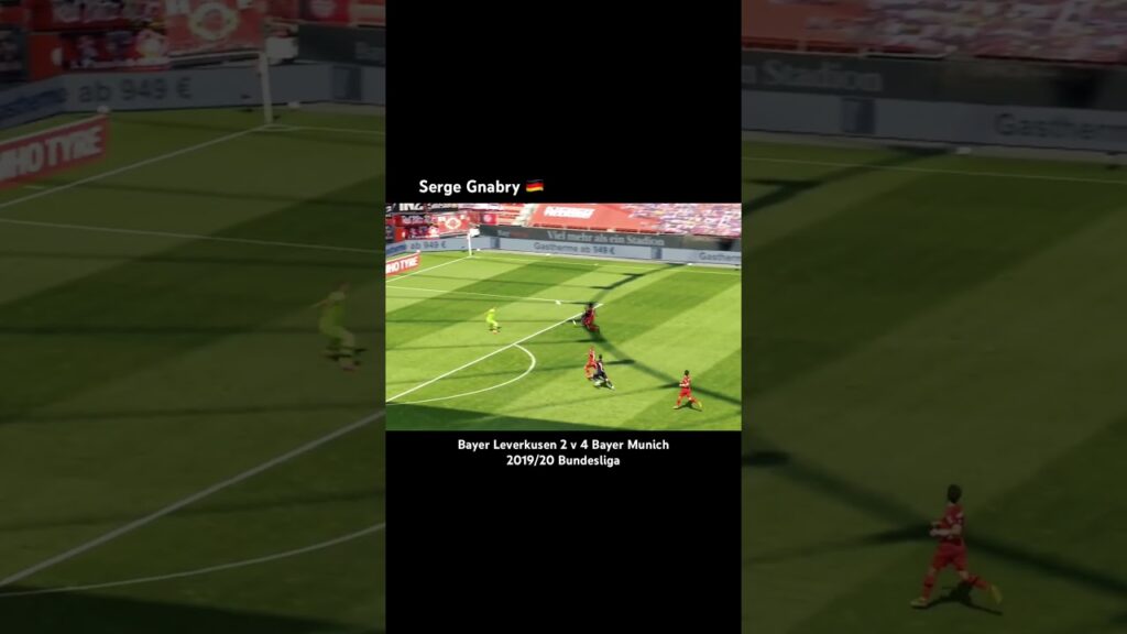 Birthday - Serge Gnabry: Scoring a spectacular screamer goal with a chippy for Bayern Munich, banger