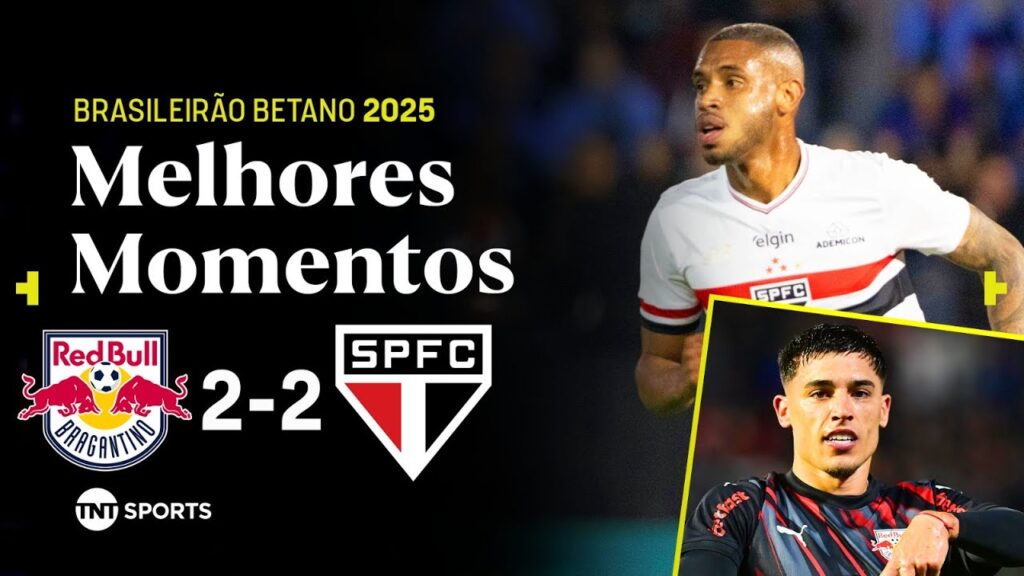 ANDRÉ SILVA CRAVA DUAS VEZES, MAS TRICOLOR SEGUE EM SITUAÇÃO TENSA! RB BRAGANTINO 2X2 SÃO PAULO