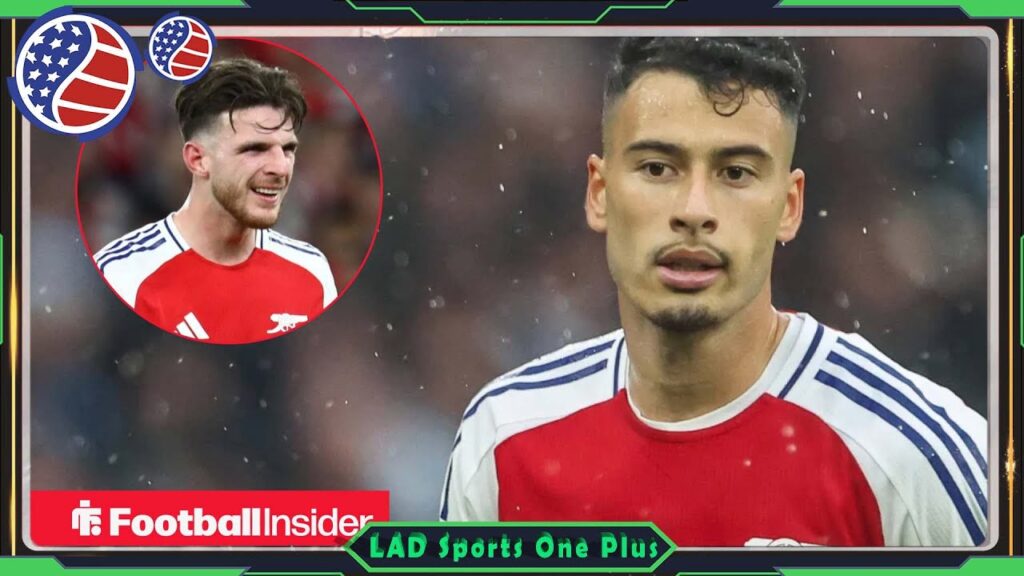 Declan Rice responds to Gabriel Martinelli's Arsenal message amid 'exit decision'