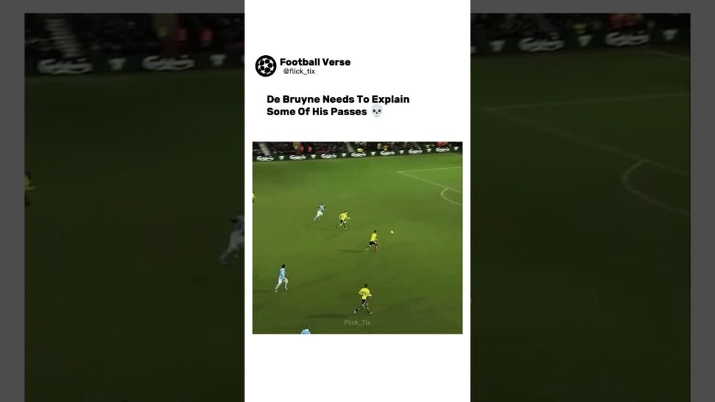 Unbelievable Passes From De Bruyne 🤯 #shorts