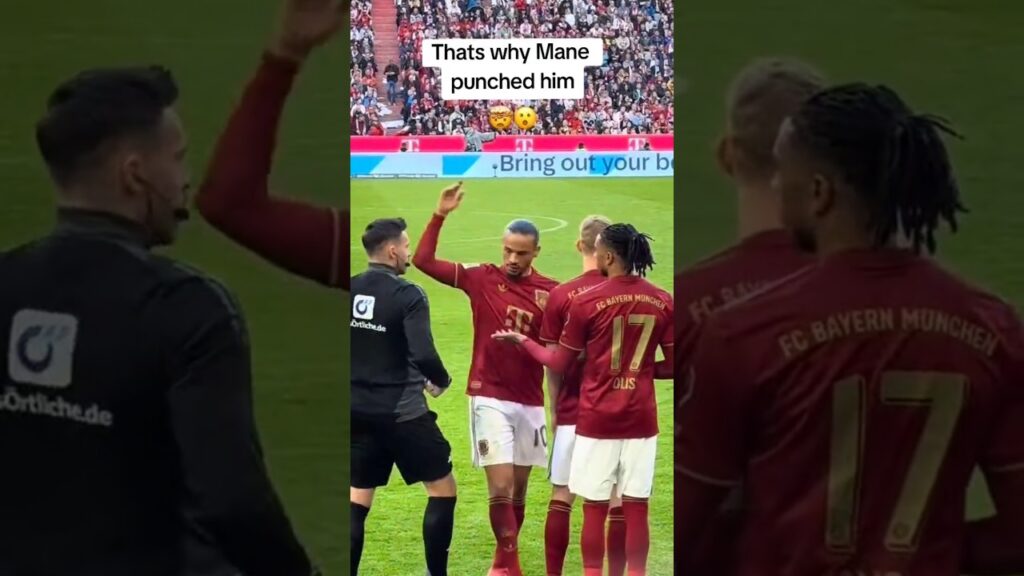 🤯😤Leroy Sane being angry at Assistant Reff