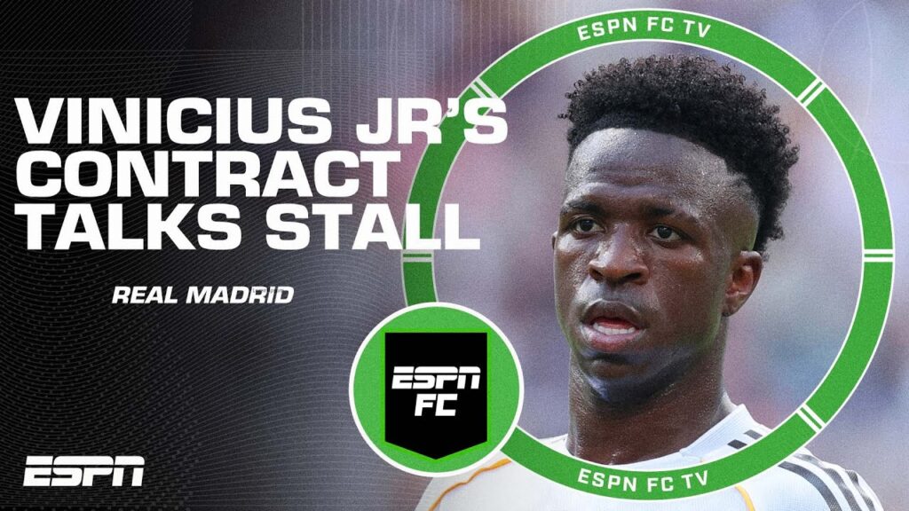 ‘STANDSTILL!’ Vinicius Junior’s contract talks on hold with Real Madrid 😬 | ESPN FC