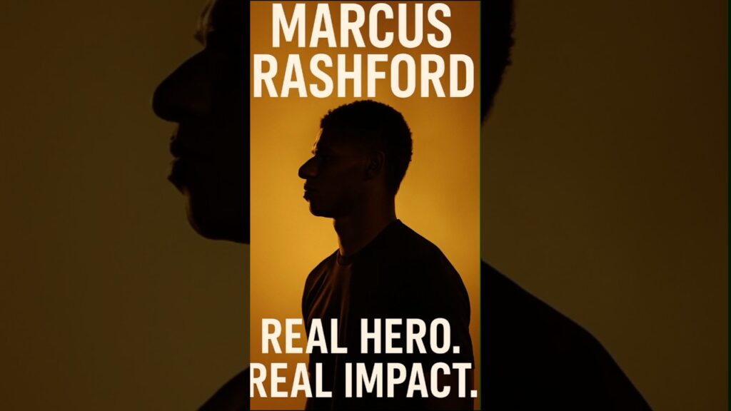 Marcus Rashford: From Football Star to Real-Life Hero 🇬🇧🔥 #Shorts