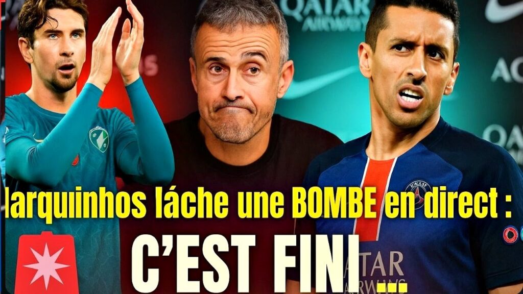 🚨 "C’est FINI…" Marquinhos lâche une BOMBE en direct : Un VÉRITABLE SÉISME au PSG !actualites du psg