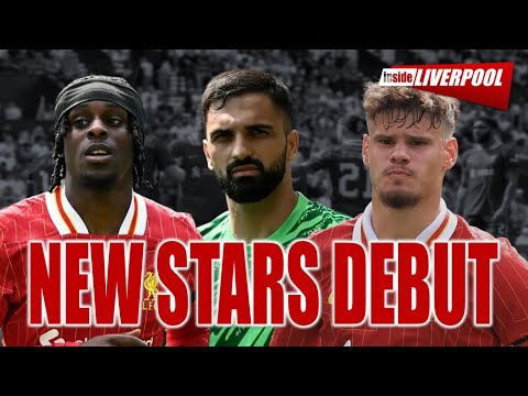 MILOS KERKEZ, JEREMIE FRIMPONG AND GIORGI MAMARDASHVILI  LIVERPOOL DEBUTS