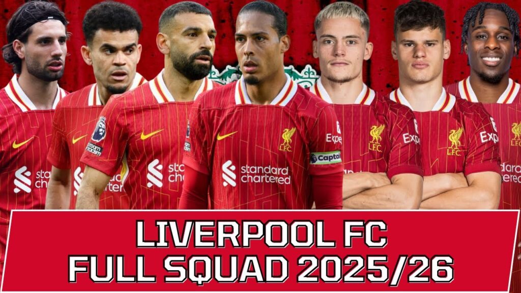 LIVERPOOL FULL SQUAD SEASON 2025/26 | Liverpool Squad Update with Transfer Rumors