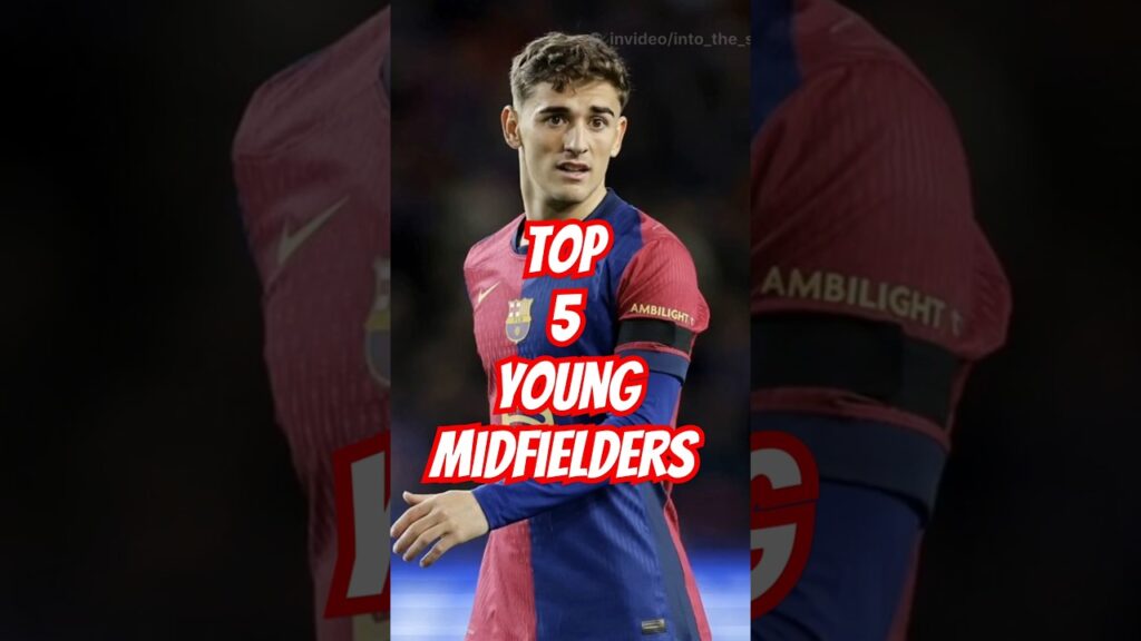Top 5 Young Midfielders 2024 | Bellingham, Musiala, Gavi & More! 🔥⚽#football #ucl #laliga