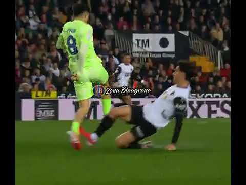 Hugo Guillamón tackle on Pedri (no card given) #football #laliga #barcelona #barca