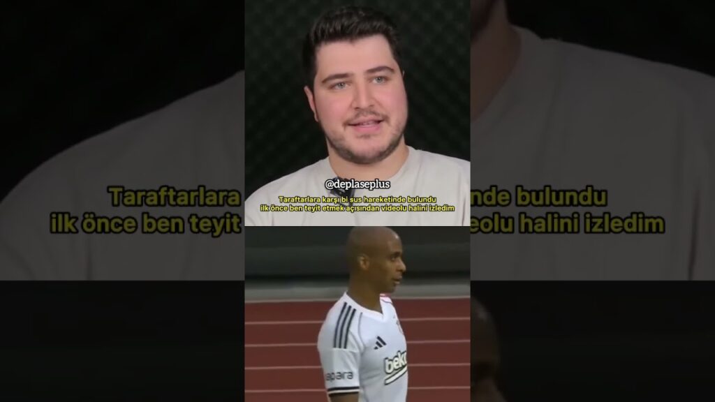 Joao Mario Beşiktaş taraftarına sus işareti yaptı! #futbol #beşiktaş #deplaseplus