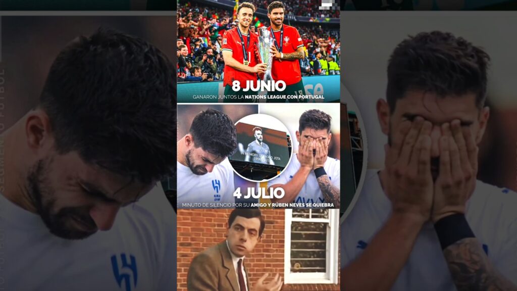 Ruben Neves Broke In A Minute Of Silence🤐 In Tribute On His Friends Diogo Jota At Club World Cup😭💔