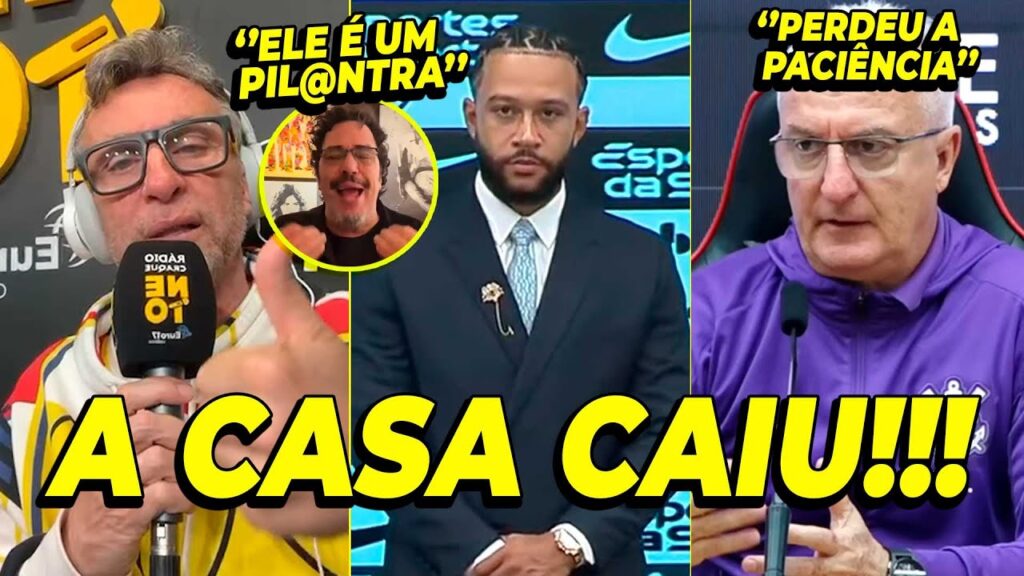 EITA! MEMPHIS DEPAY É DESMASCARADO! A CASA CAIU ''ESSE V%GABUND0 VAI R0UBAR O CORINTHIANS!
