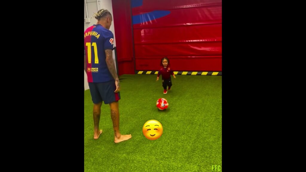 Mini Yamal & Mini Raphinha Cute Moments 😍