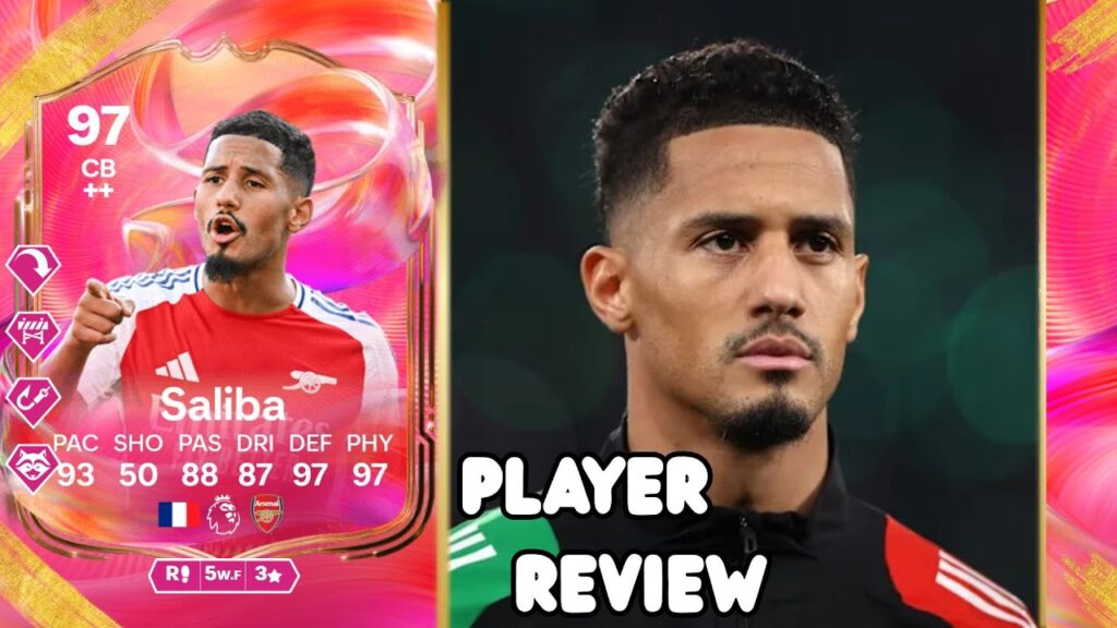 VAYA DECEPCION... WILLIAM SALIBA FUTTIES 97 REVIEW | EA FC 25 WILLIAM SALIBA FUTTIES 97 REVIEW