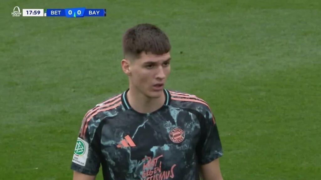Ljubo Puljic Bayern Munich U19 vs Real Betis U19 (A) UYL 24/25