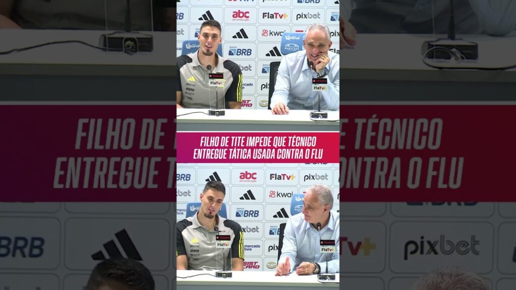 Filho do Tite impede que técnico 'entregue' tática utilizada pelo Flamengo contra o Fluminense