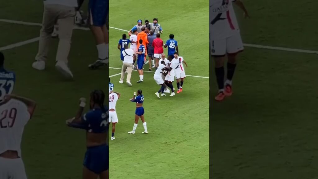 Luis Enrique slaps Joao Pedro after losing to Chelsea 👀🔥⚽ #psg #chelsea #luisenrique #psgvschelsea