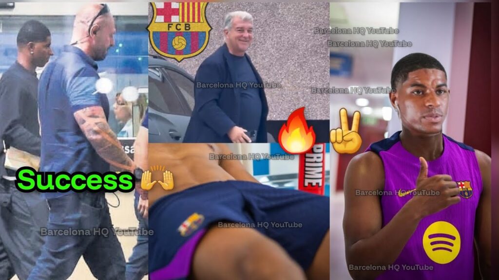 🟢SUCCESS 👏, Marcus Rashford undergoes Barcelona Medicals successfully