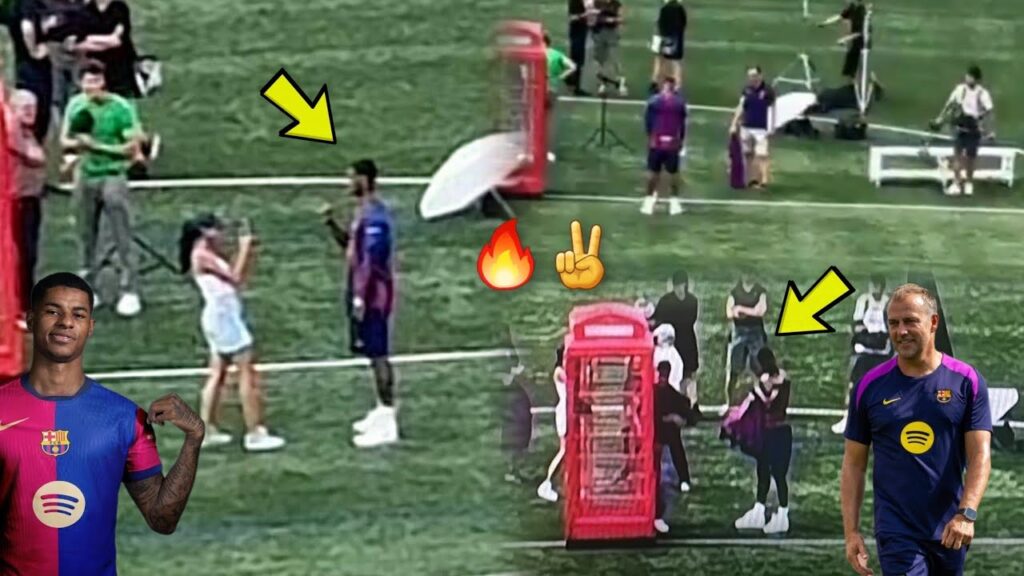 Yes!! Marcus Rashford spotted at Barcelona training grounds preparing for his presentation