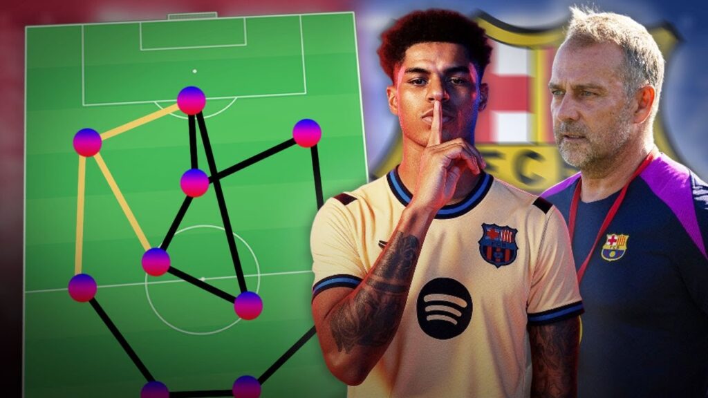 Les différentes options tactiques de Hansi Flick avec Rashford au Barça