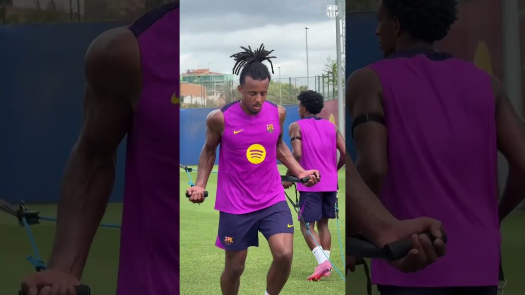 ❤️ Renforcement musculaire solide de Jules Koundé (Barça) #football #shorts