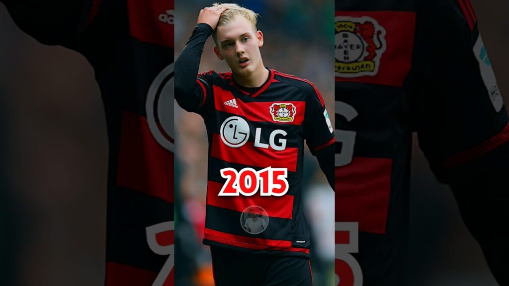 Julian Brandt Football Evolutions #football #evolution #soccer #brandt #shorts #shortvideo