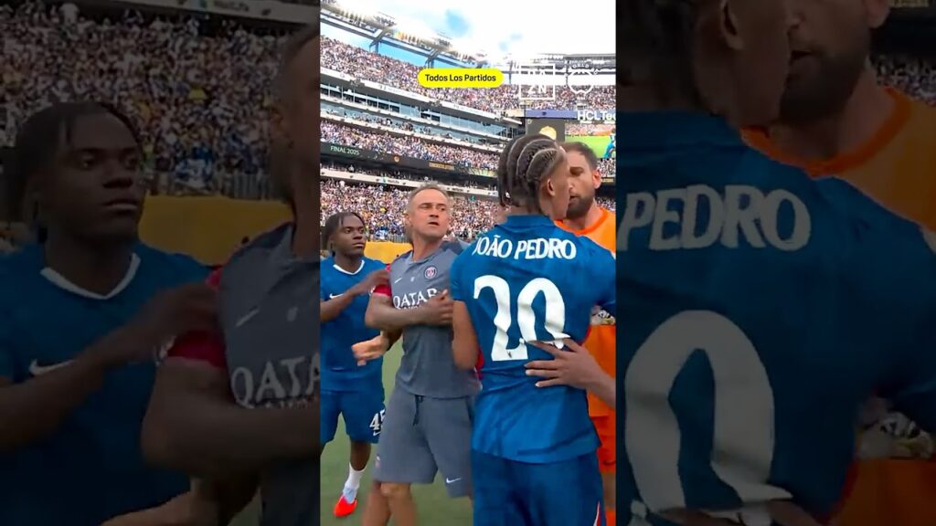 LUIS ENRIQUE se enfrenta a JOAO PEDRO ⚠️