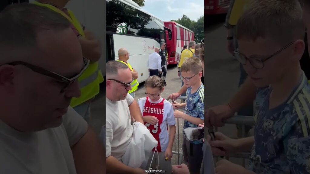 BERGHUIS verrast jonge AJAX-FAN 🎁🥹