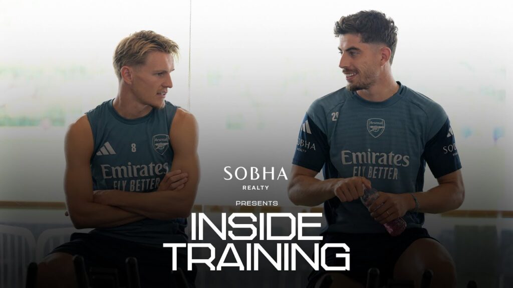 INSIDE TRAINING | Hard work ahead of AC Milan. Saka's shooting, Gabriel's headers & more