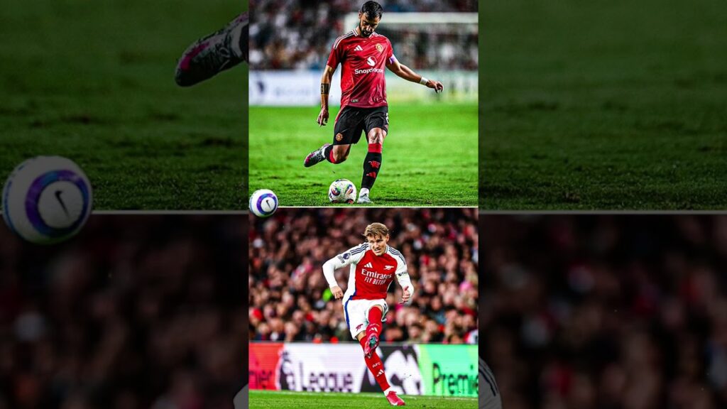 Who is a better passer... Bruno Fernandes or Martin Odegaard? 🧠 #rap #hiphop #newmusic #soccer