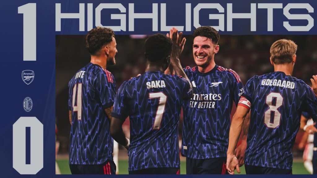 SAKA SCORES IN SINGAPORE VICTORY! 💥 | HIGHLIGHTS | Arsenal 1-0 AC Milan | Pre-season tour