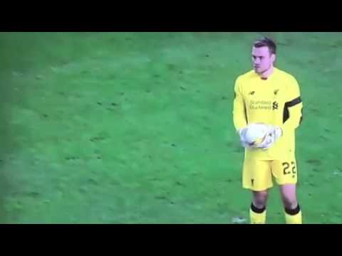 Stupid Simon Mignolet holding the ball