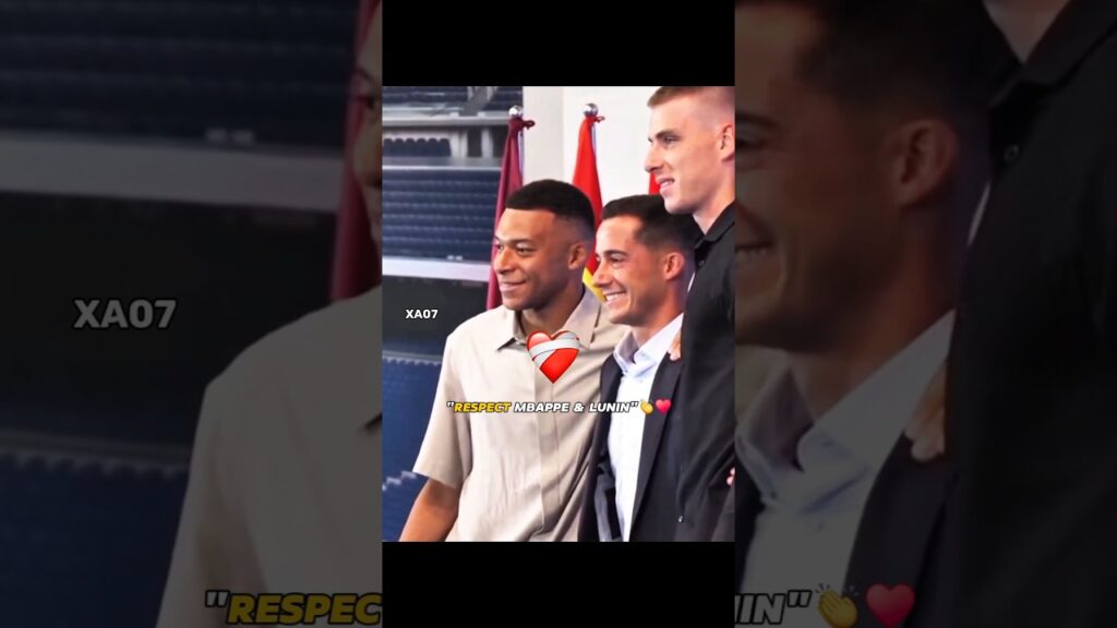 Respect Mbappe & Andiry Lunin♥️👏 #shorts #ronaldo #mbappe #messi #shortsvideo